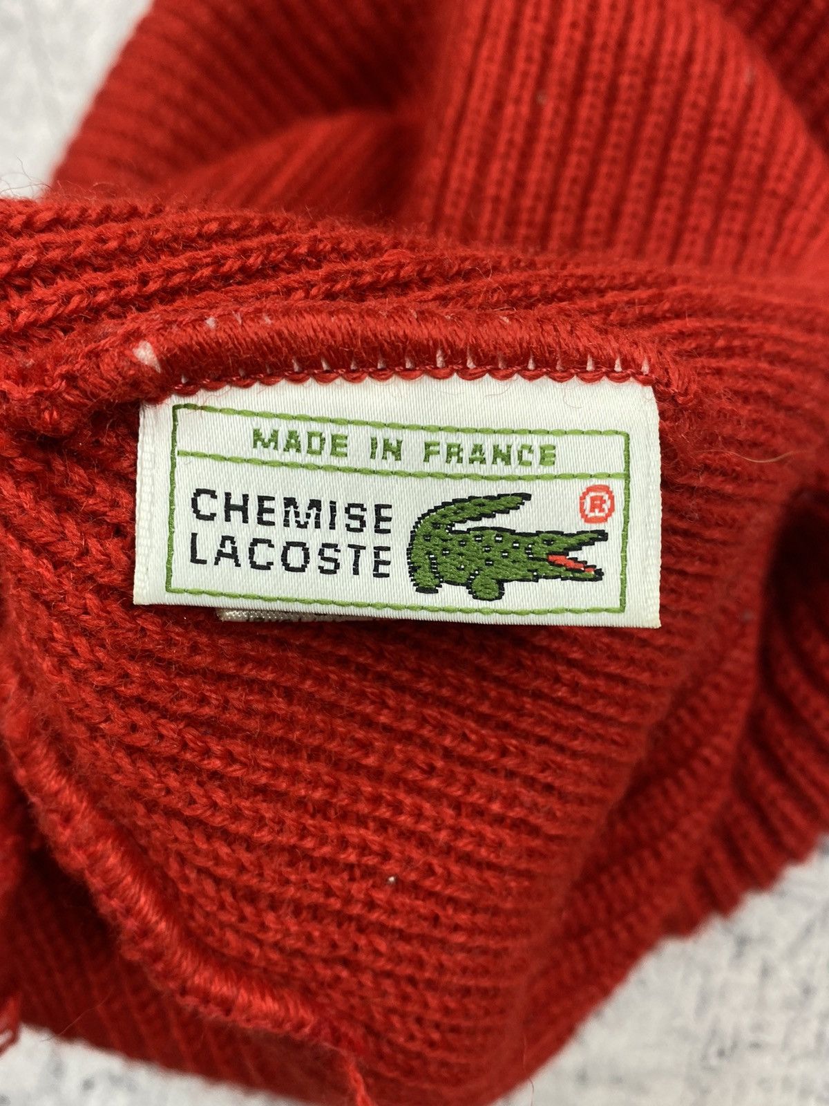 Lacoste Vintage 90s Lacoste Beanie Wool Hat Size ONE SIZE - 10 Thumbnail