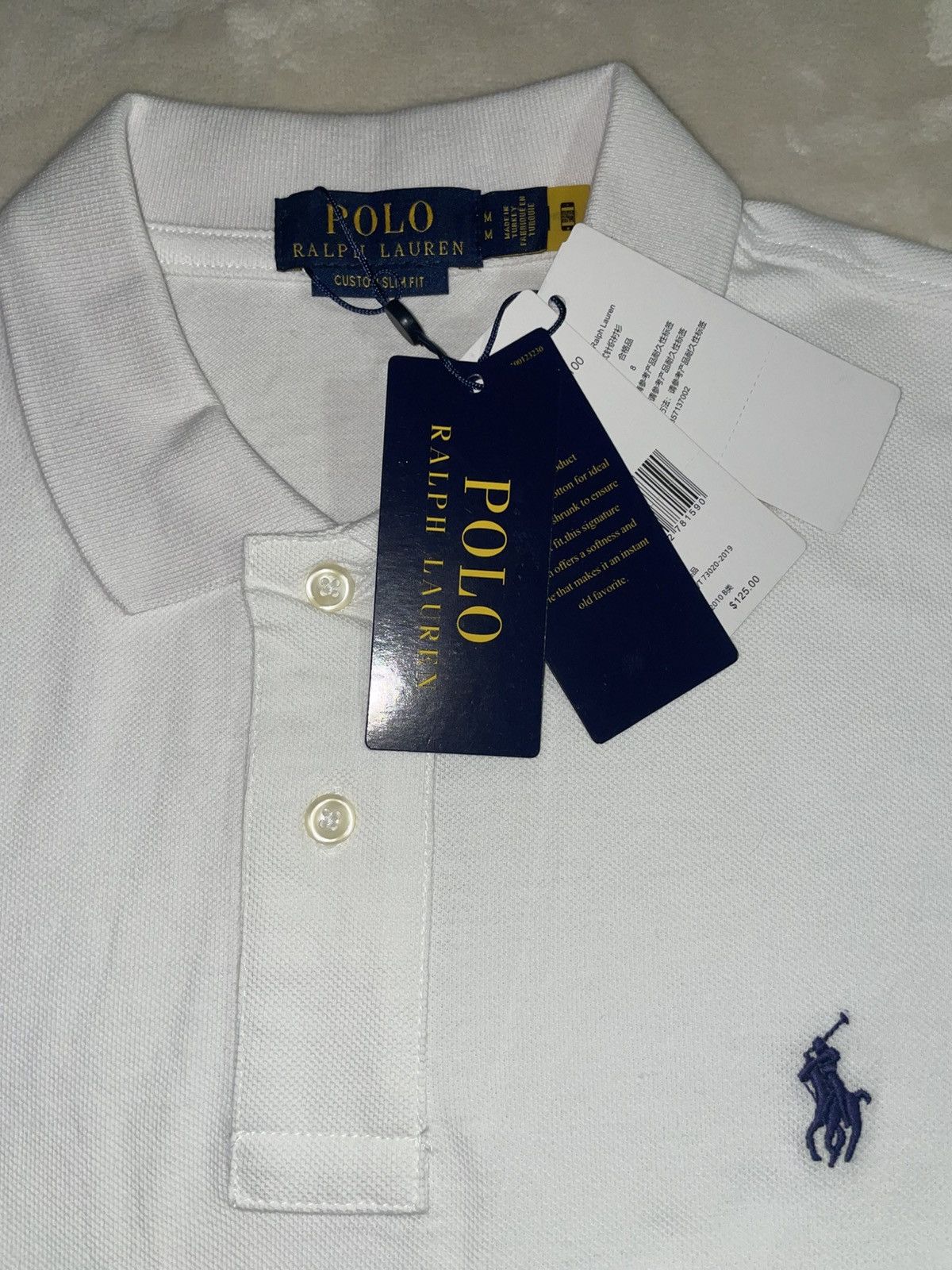 Polo Ralph Lauren Ralph Lauren White Polo Size US M / EU 48-50 / 2 - 3 Thumbnail