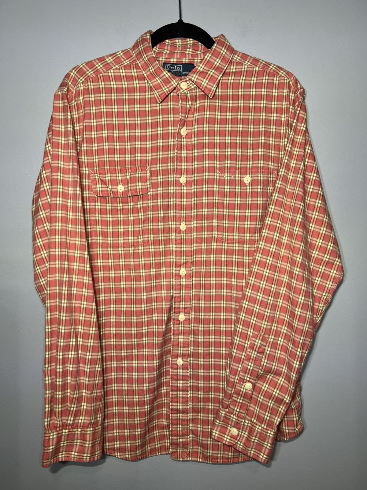 Polo Ralph Lauren Polo Ralph Lauren Shirt Mens Sz L Pink Plaid Soft Flannel Size US L / EU 52-54 / 3 - 2 Thumbnail