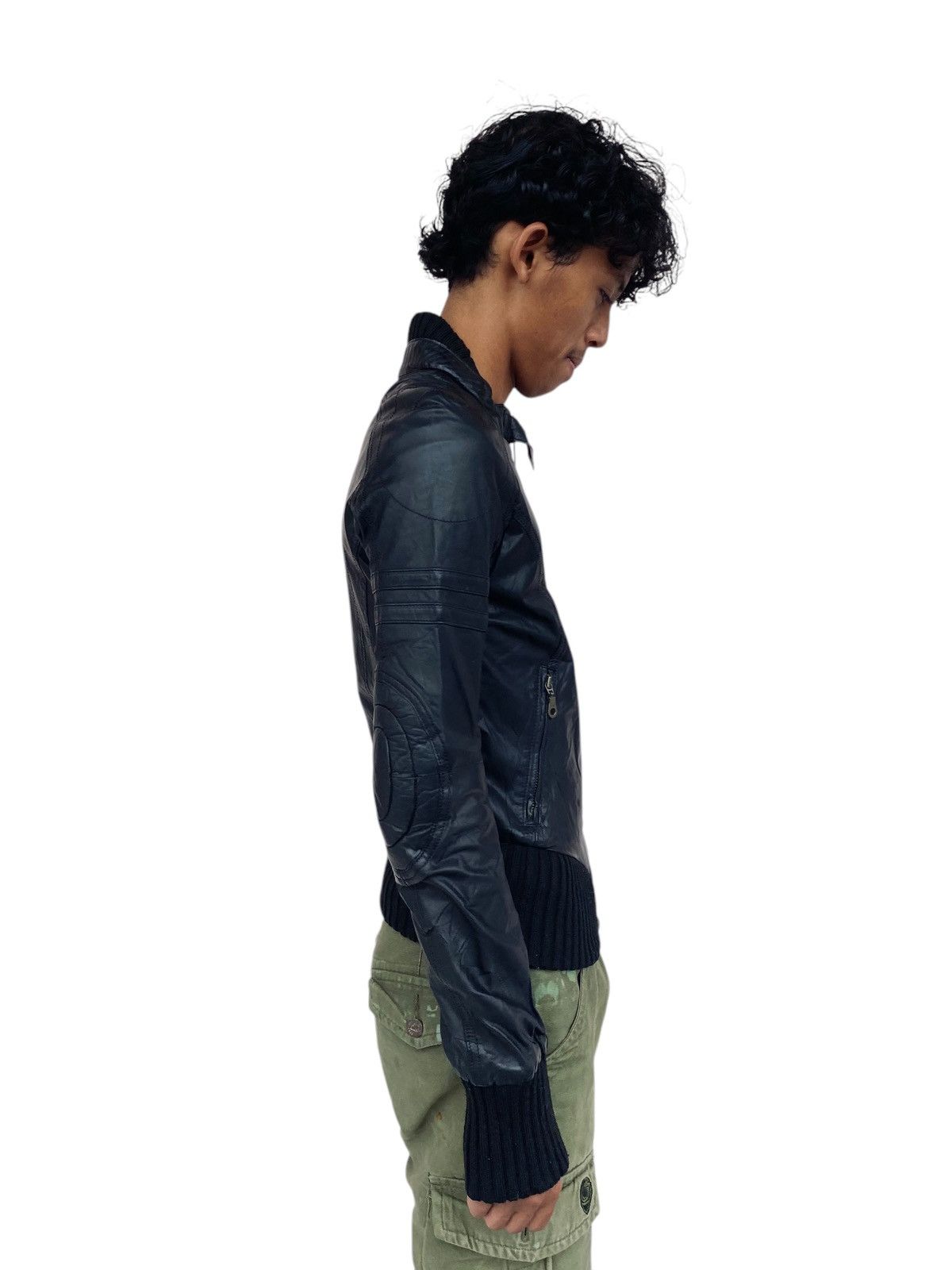 Le Grande Bleu (L.G.B.) 2000s L.G.B - Cyber Riders Leather Jacket Size US S / EU 44-46 / 1 - 18 Thumbnail