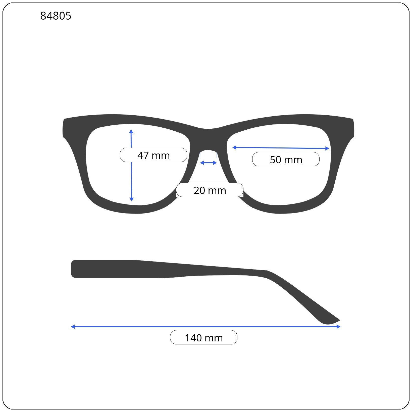 Miu Miu 52V OS Oval Animal Print Frame 84805 Size ONE SIZE - 2 Thumbnail