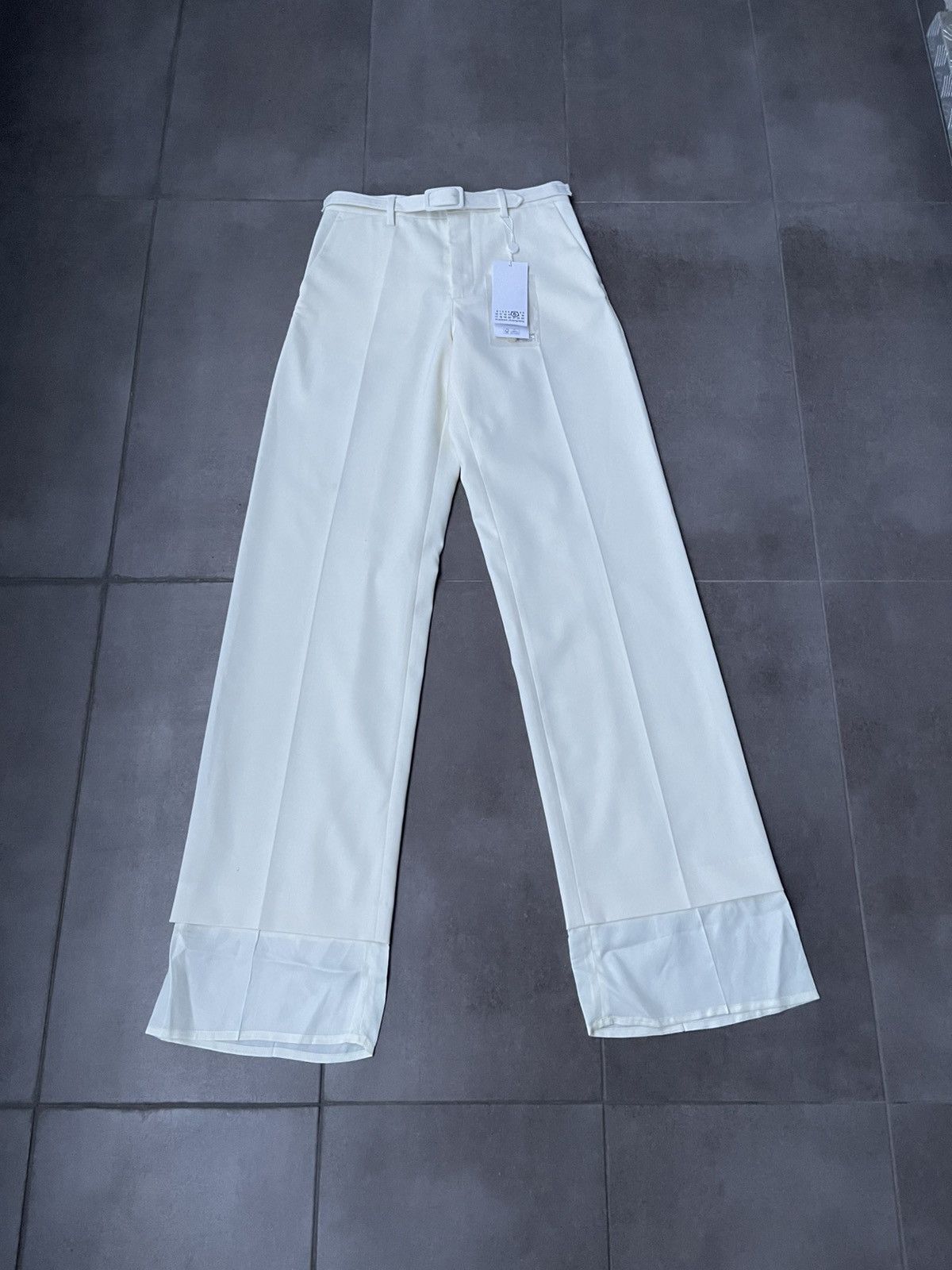 Maison Margiela !DS! SS23 Maison Margiela High Waisted Flared Trousers Size 27" / US 4 / IT 40 - 5 Thumbnail