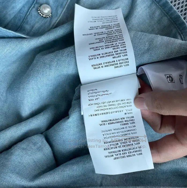 Miu Miu Miu Miu Light Blue Cotton Women's Tee . Size M / US 6-8 / IT 42-44 - 4 Thumbnail