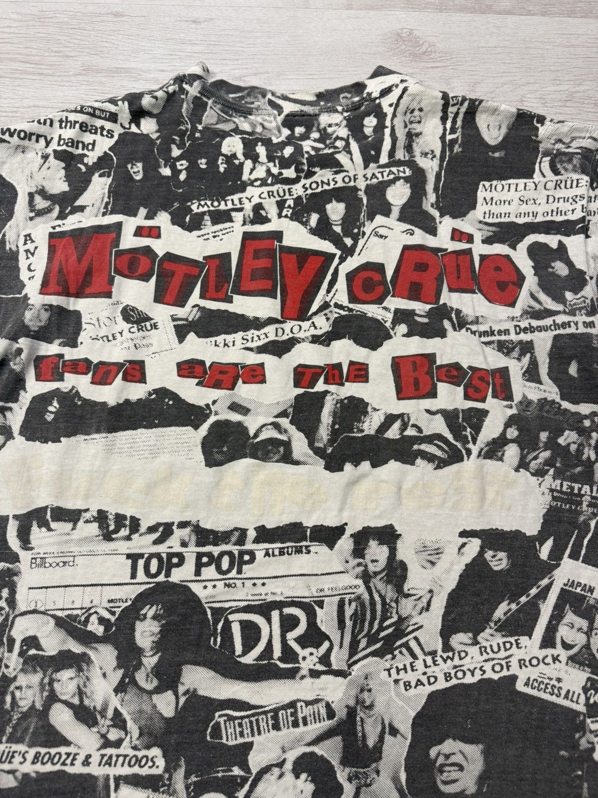 Other 90’s Vintage Motley Crue Newspaper Fans Are The Best AOP Tee Size US XL / EU 56 / 4 - 3 Thumbnail