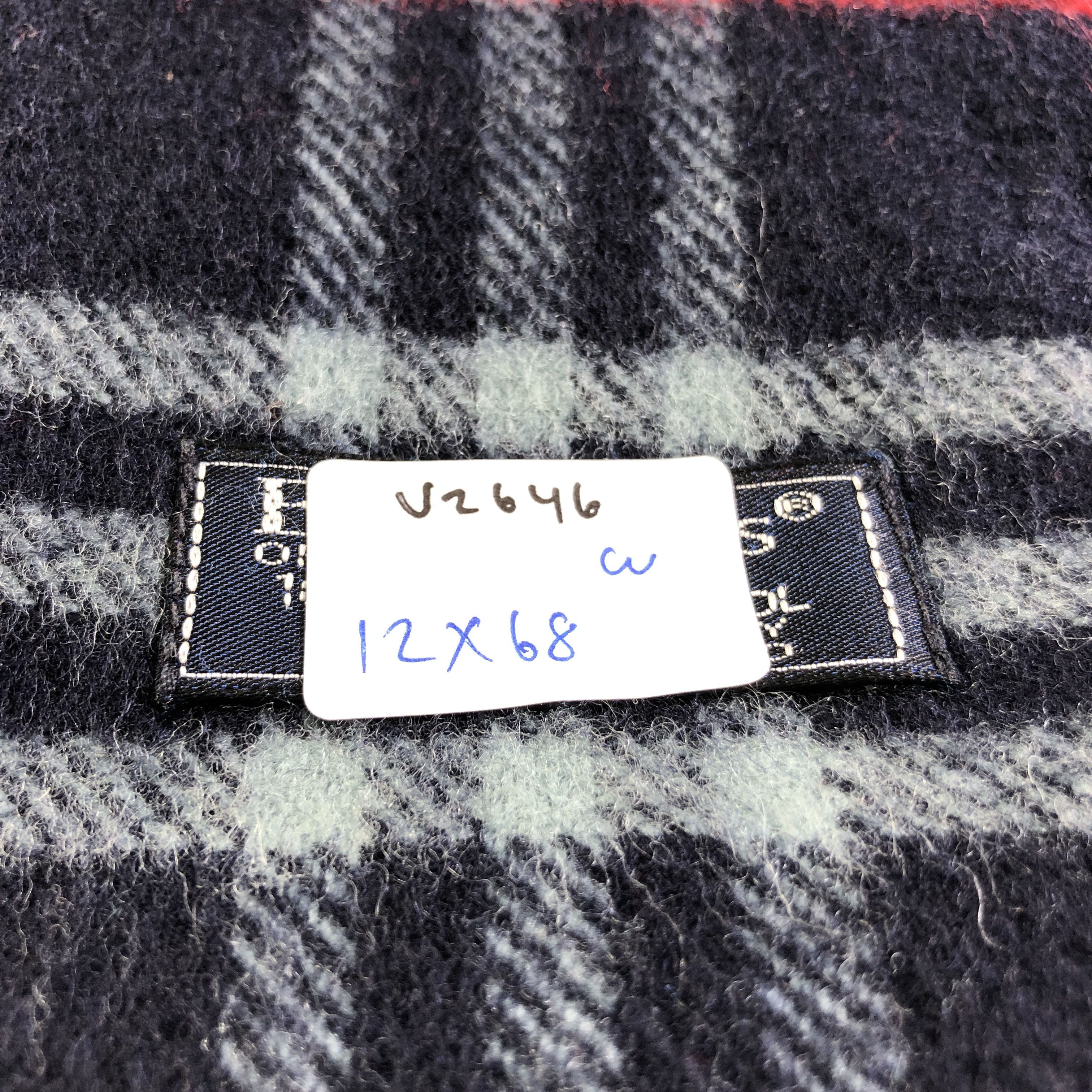 Burberry Burberrys Nova Check Wool Scarf Muffler V2646 Size ONE SIZE - 11 Thumbnail