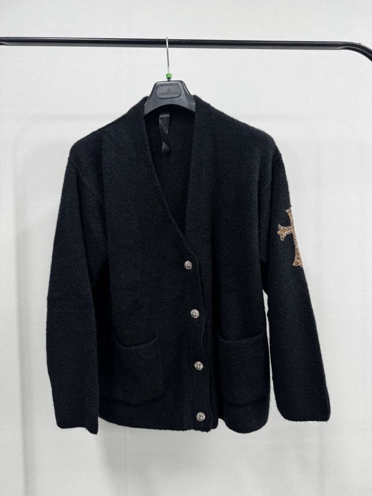 Chrome Hearts Chrome hearts leopard patch cardigan Size US M / EU 48-50 / 2 - 1 Thumbnail