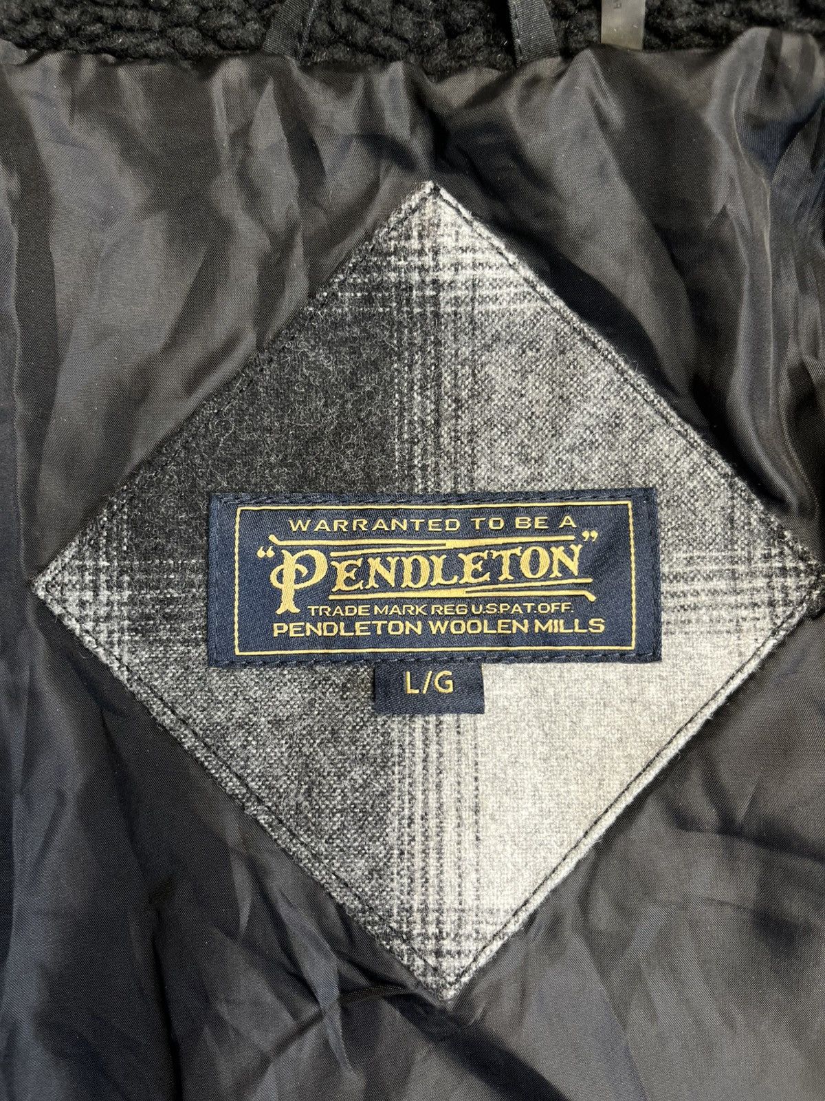 Pendleton Pendleton Livingston Men Sz L Fleece Full Zip Wool Jacket Size US L / EU 52-54 / 3 - 8 Thumbnail