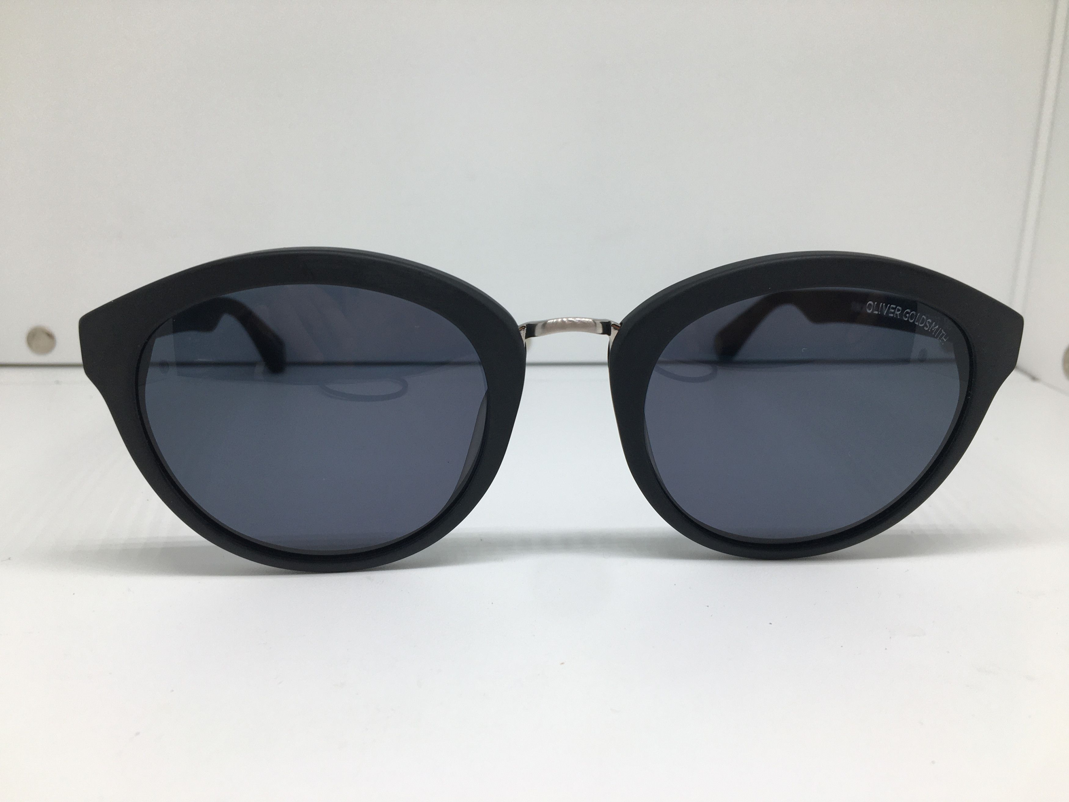 Oliver Gold Smith Matte Black Sunglasses Frame