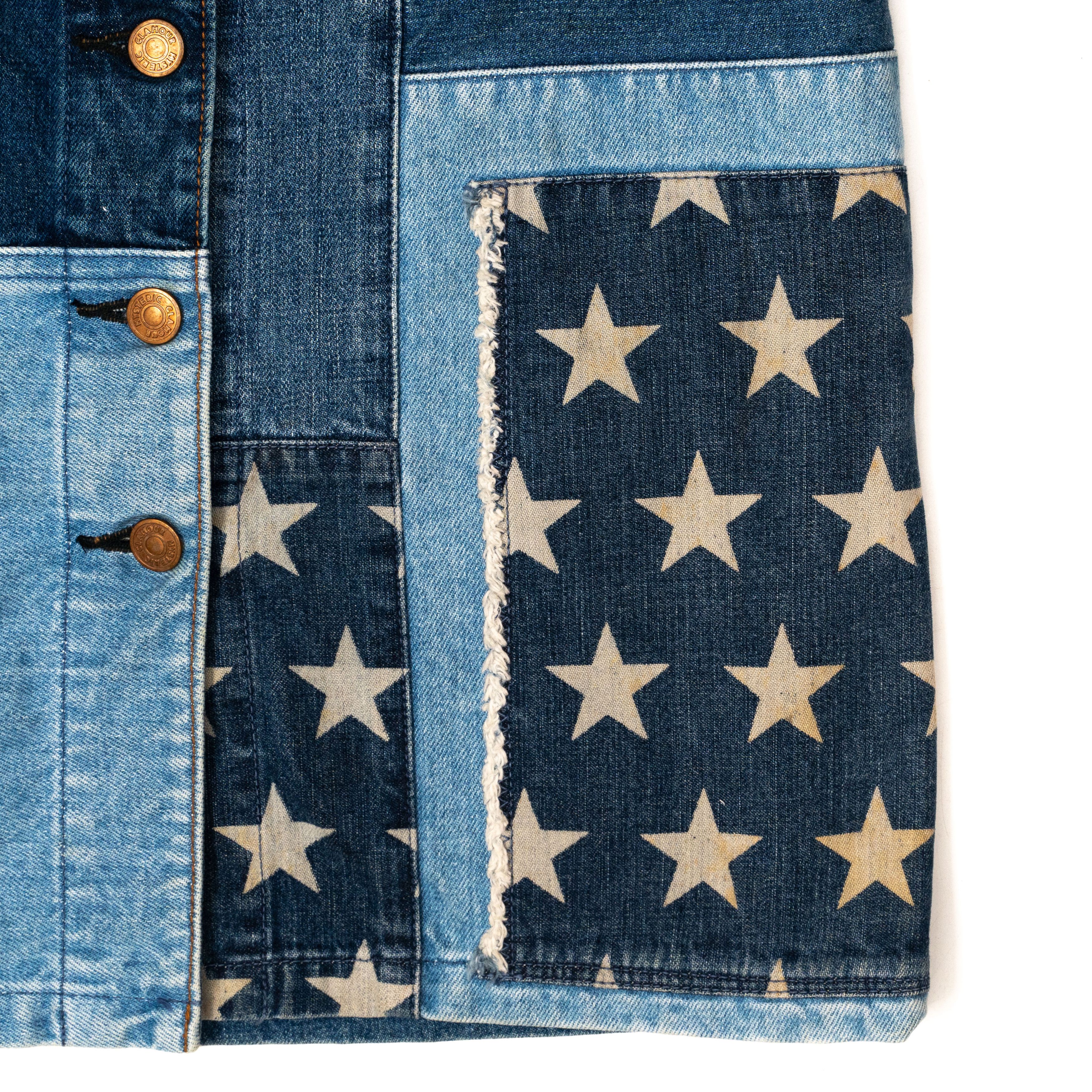 Hysteric Glamour Hysteric Glamour Star Patch Denim Skirt Size 28" / US 6 / IT 42 - 4 Thumbnail