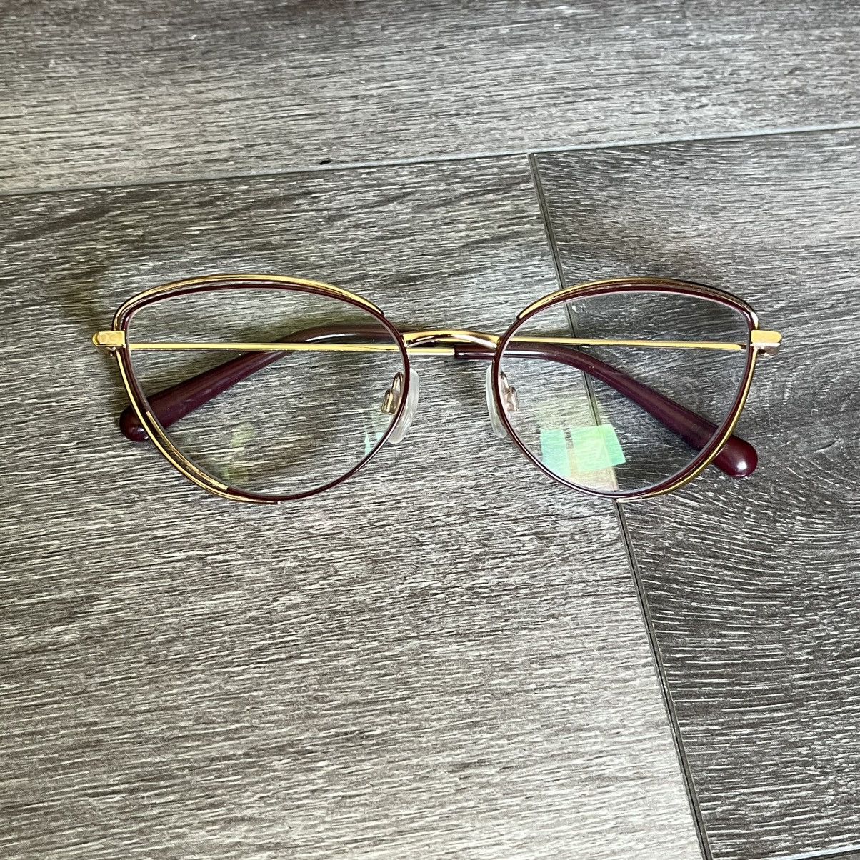 Dolce & Gabbana DOLCE & GABBANA Cat Eye Eyeglasses DG1326 Gold Bourdeaux Size ONE SIZE - 1 Thumbnail