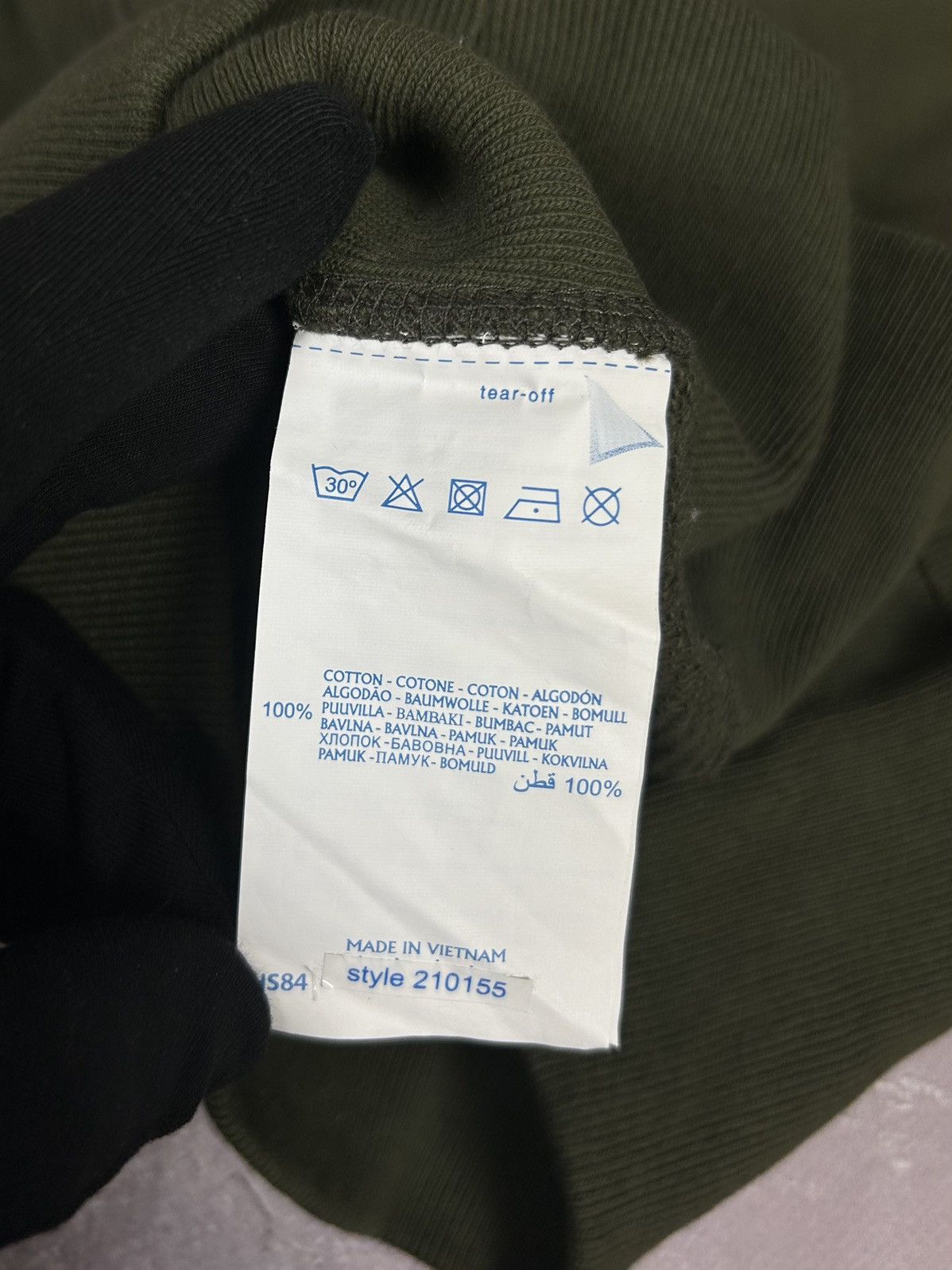 Champion × Vintage Vintage Champion ARMY Khaki Sweatshirt Size S Size US S / EU 44-46 / 1 - 6 Thumbnail