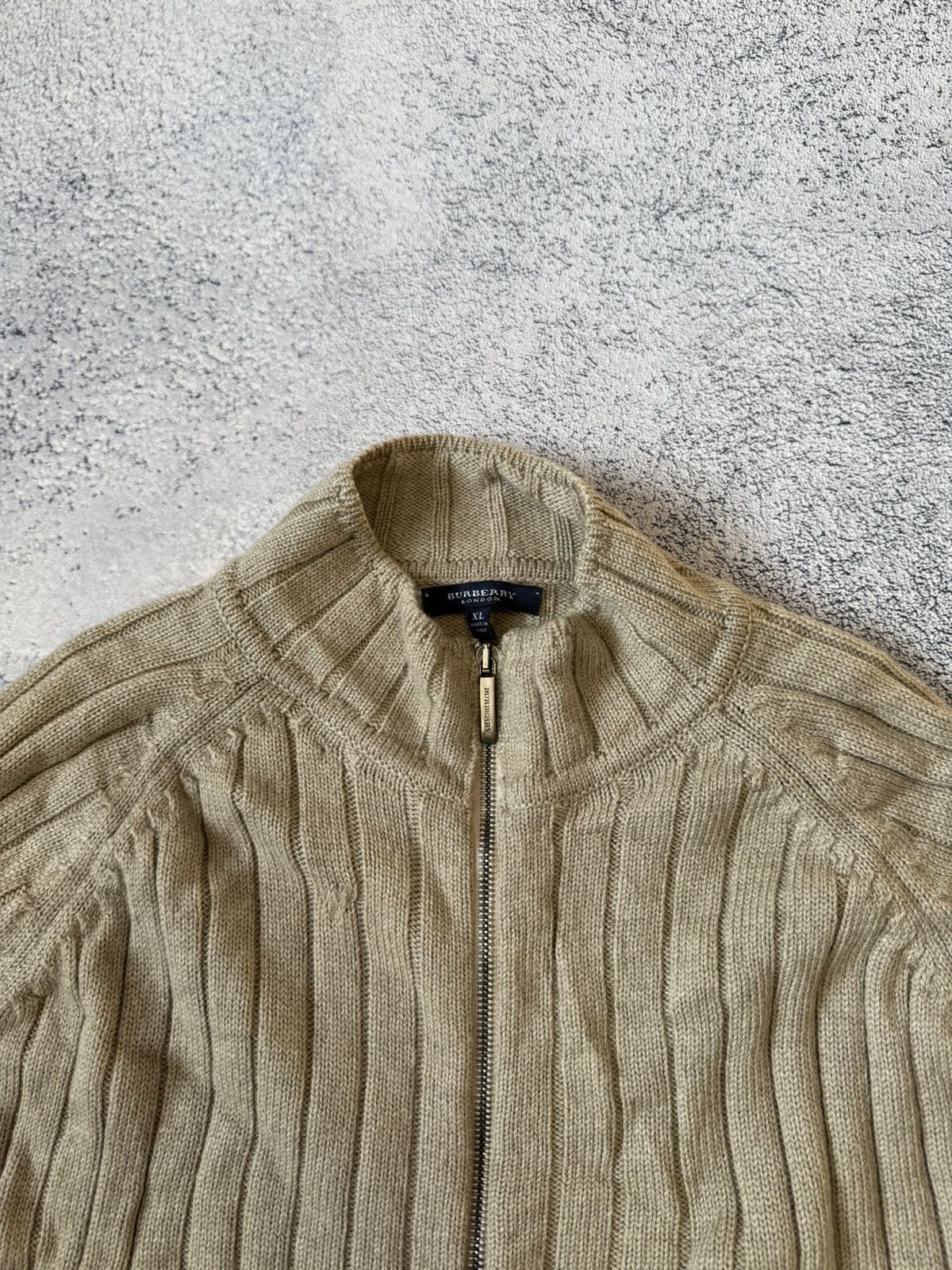 Burberry Burberry London Men Wool Full Zip Sweater XL Italy Logo Size US XL / EU 56 / 4 - 8 Thumbnail