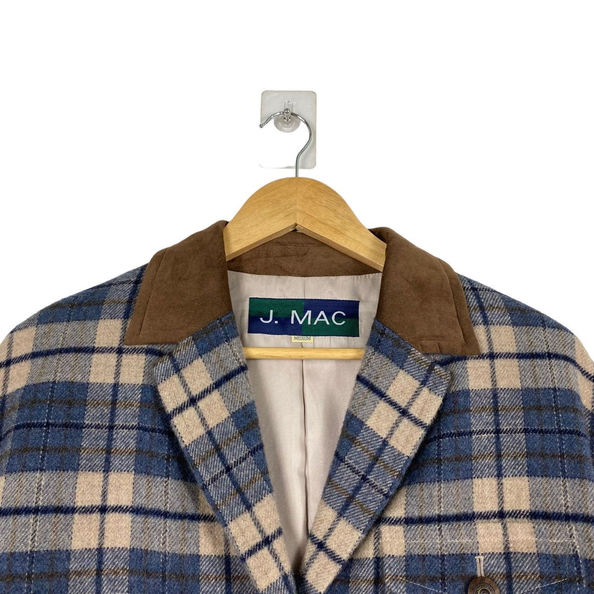 Japanese Brand J.MAC WOOLEN PLAID JACKET Size US M / EU 48-50 / 2 - 5 Thumbnail