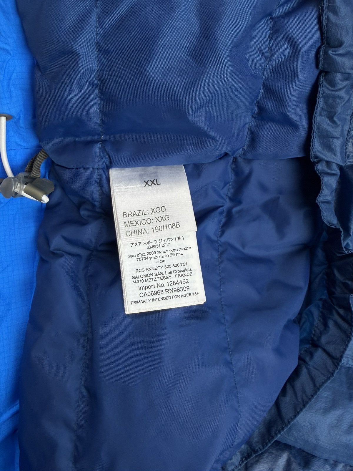 Salomon Salomon LAB Advanced Insulated Hooded Jacket Blue XXL Size US XXL / EU 58 / 5 - 13 Thumbnail