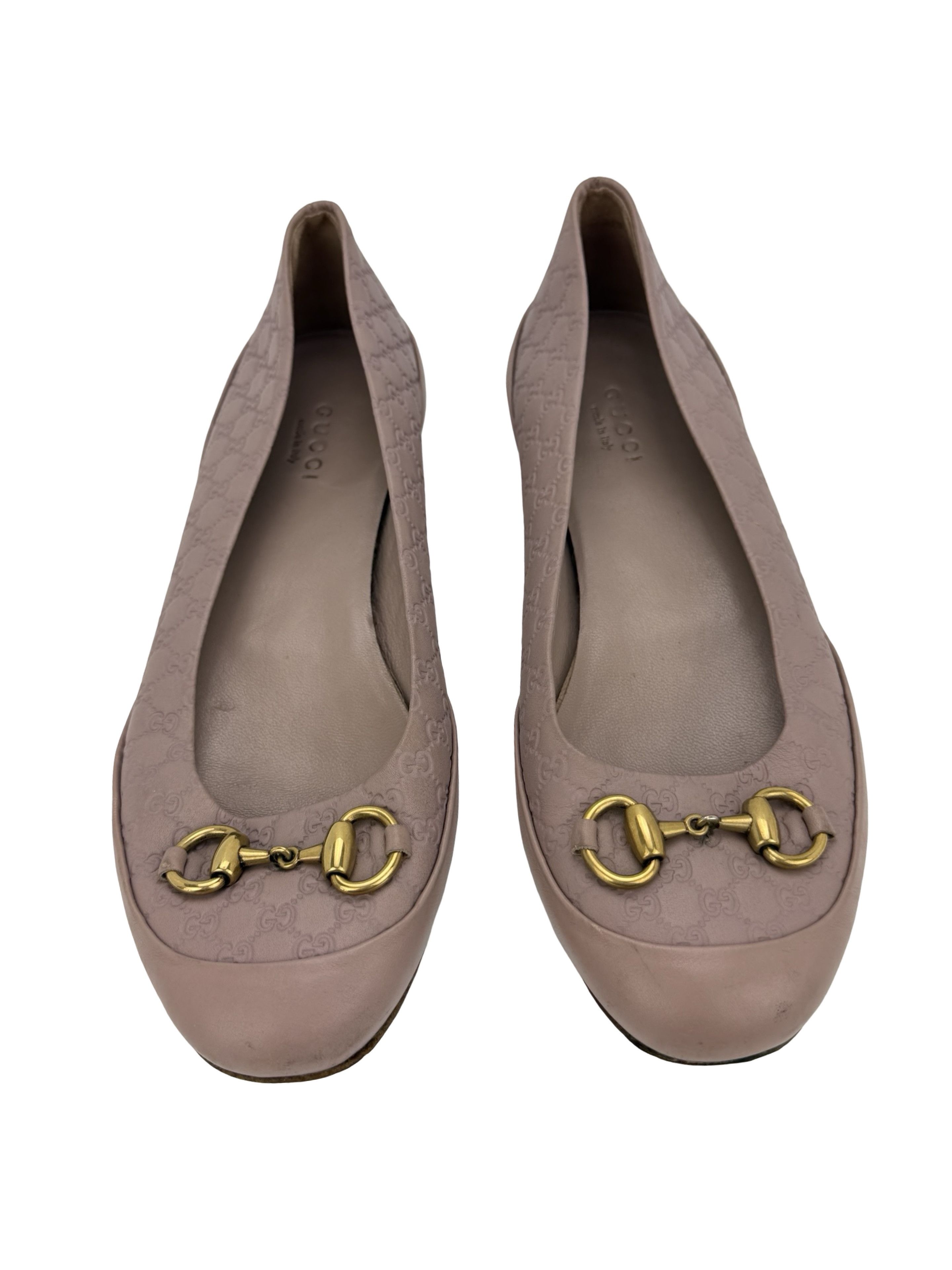 Gucci Gucci Guccissima Horsebit Leather Ballet Flats Shoes Size US 6.5 / IT 36.5 - 1 Thumbnail