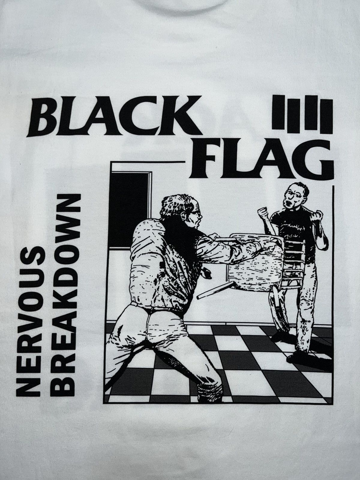 Black Flag Vintage 90s Black Flag Nervous Breakdown Tee XL Size US XL / EU 56 / 4 - 3 Thumbnail