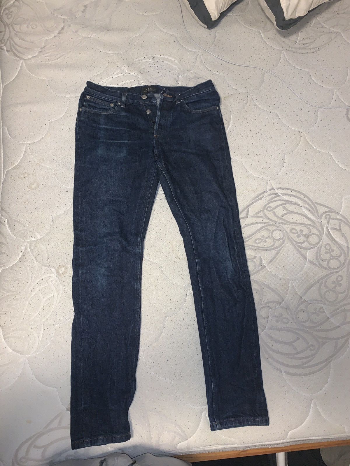 image of A P C Petit New Standard in Blue, Men's (Size 30)