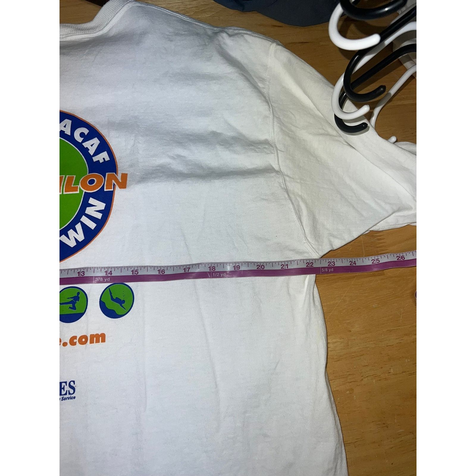 Fruit Of The Loom Vintage Pentathlon Shirt 2004 Pacaf Pac Five Coca Cola Coke Size US XL / EU 56 / 4 - 7 Thumbnail