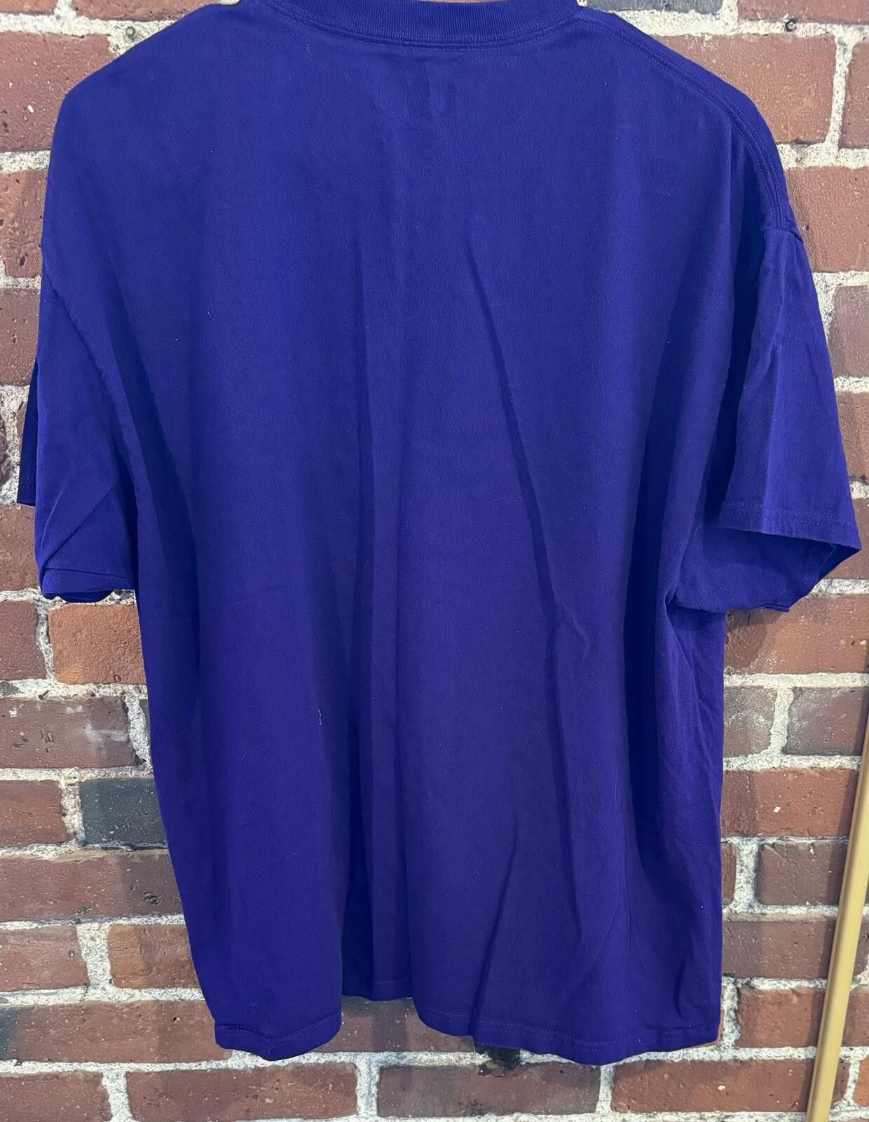 Majestic LSU Tigers S/S T-shirt Majestic vintage Men's Sz XL Purple Size US XL / EU 56 / 4 - 4 Thumbnail