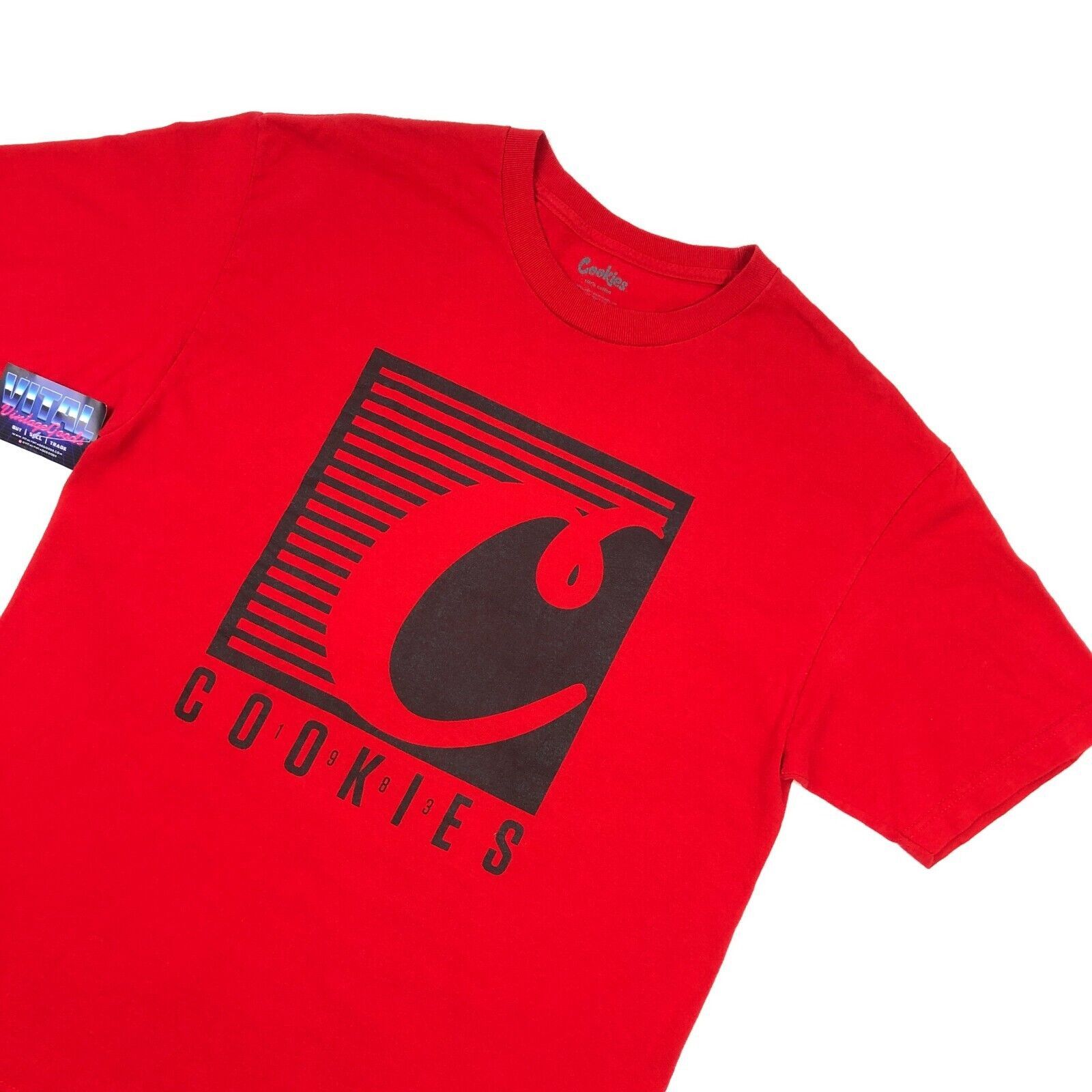 Cookies Cookies SF Big C Logo Spellout Red Tee T Shirt Size Large Size US L / EU 52-54 / 3 - 2 Thumbnail