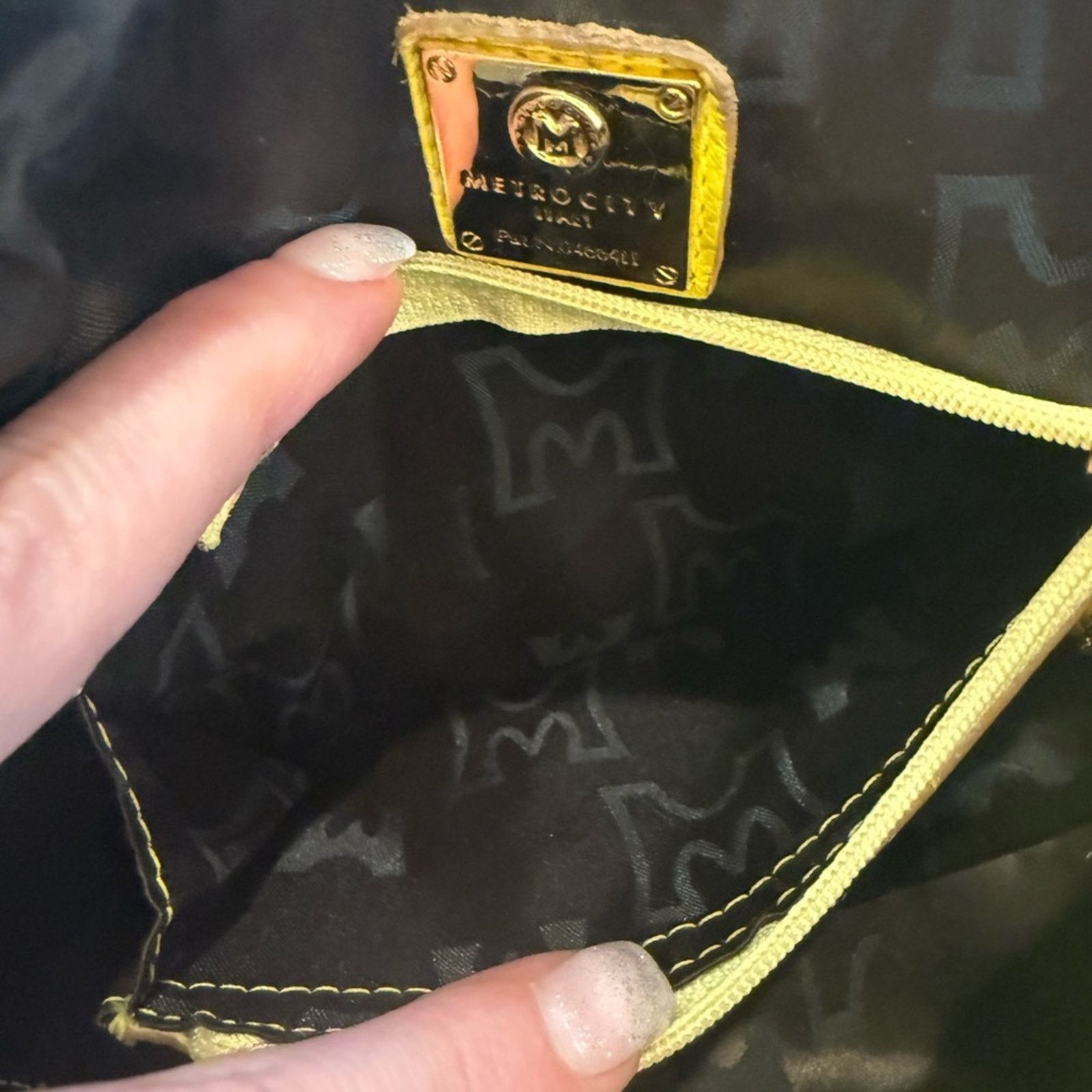 Other Metrocity Yellow and White Satchel/mini Boston 0466411 Size ONE SIZE - 10 Thumbnail