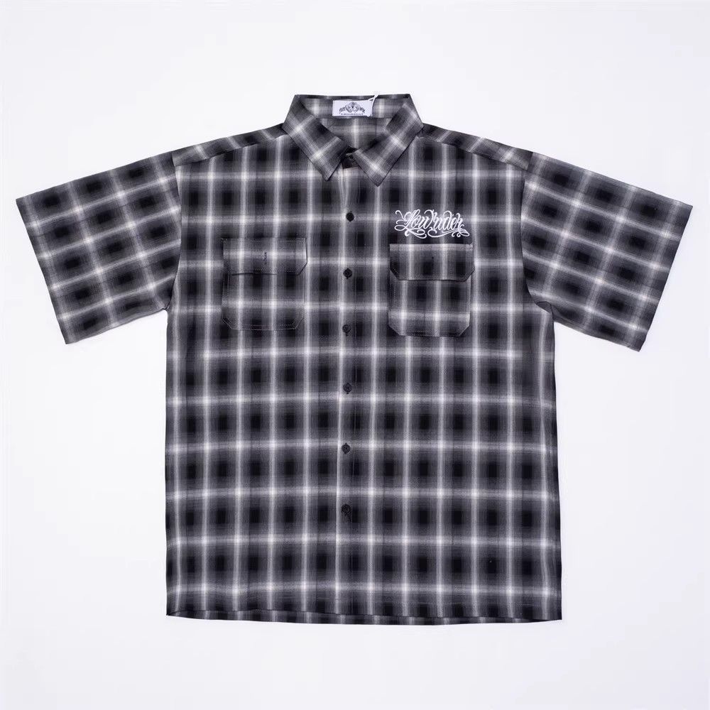 Japanese Brand × Vintage Men's street style loose lapel plaid shirt Size US M / EU 48-50 / 2 - 1 Thumbnail