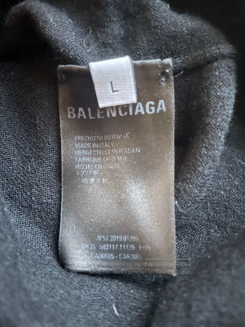 Balenciaga Balenciaga Black Wool Sweater. Size US L / EU 52-54 / 3 - 5 Thumbnail