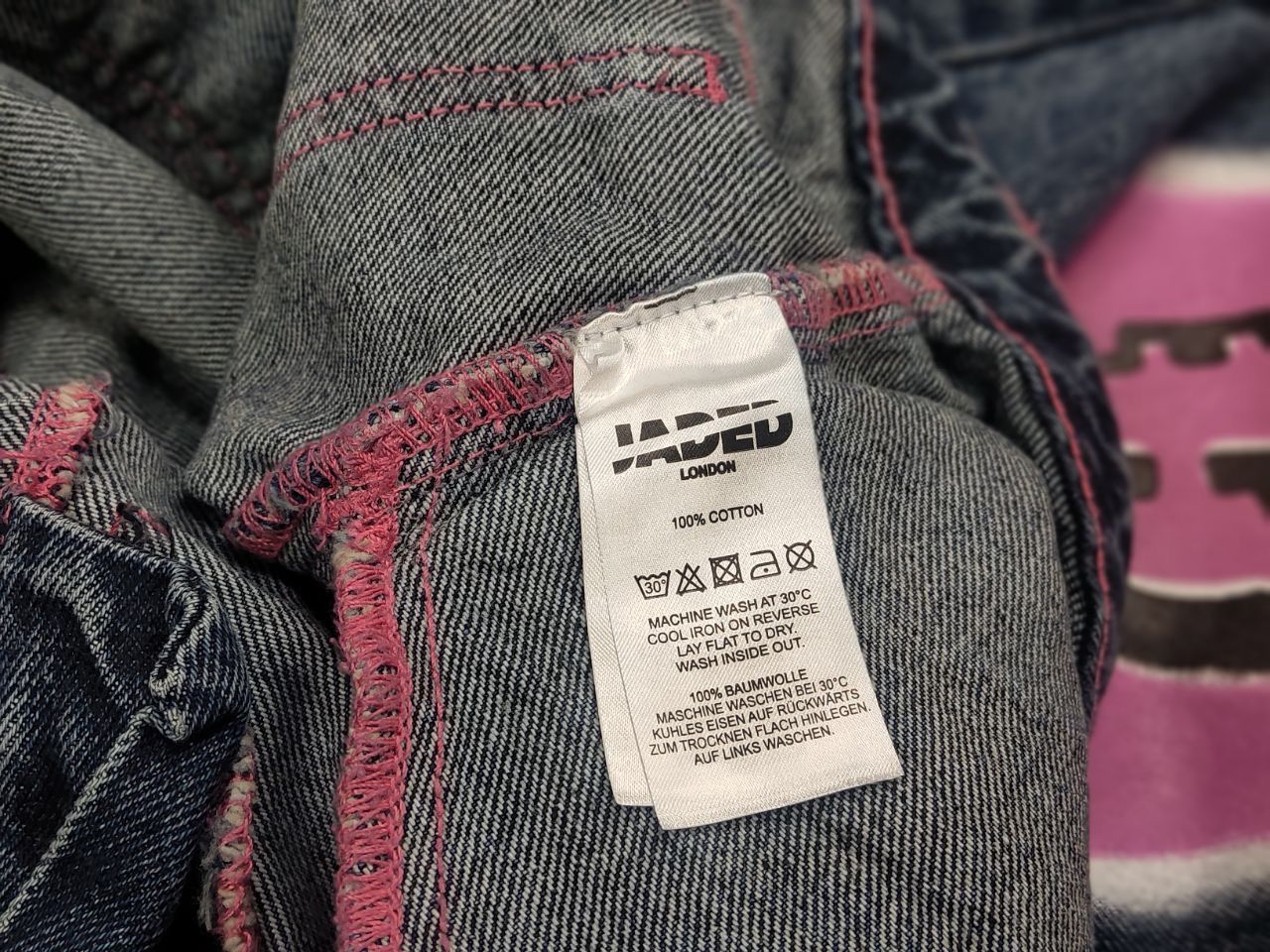 If Six Was Nine VTG Y2K Hysteric Glamour Style Baggy Flared Jeans low rise Size US 34 / EU 50 - 16 Thumbnail