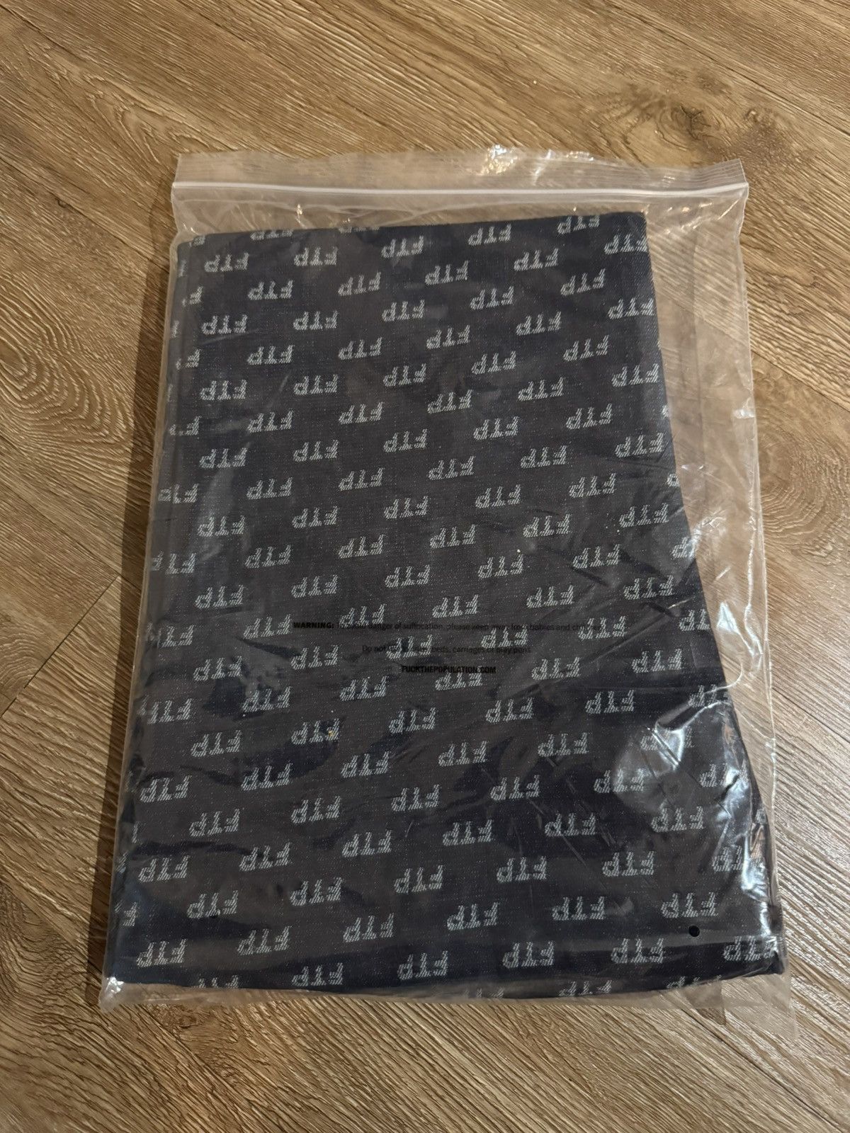 Fuck The Population FTP Jacquard Denim Logo Pant Size US 34 / EU 50 - 4 Thumbnail