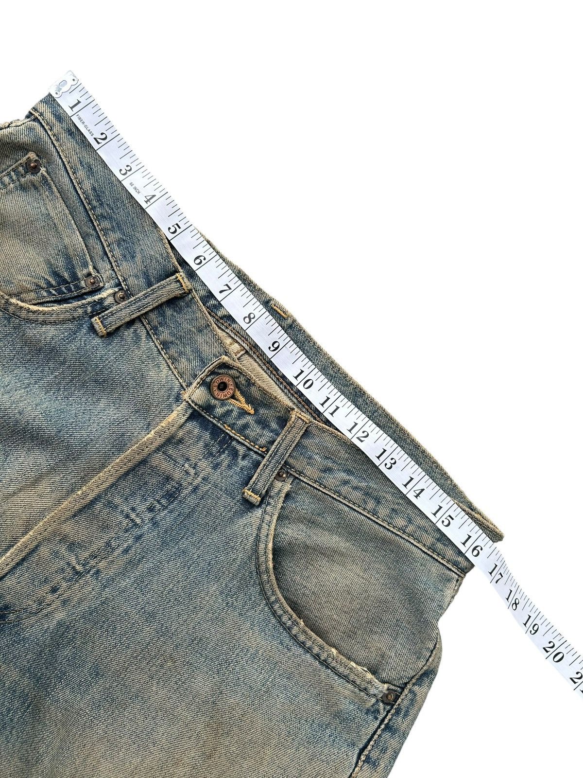Kapital Thrashed Vintage Edwin 505X Selvedge Rusty Denim Jeans Size US 33 - 19 Thumbnail