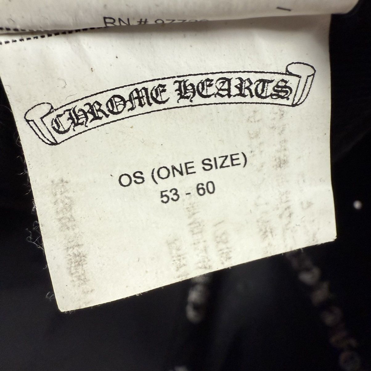 Chrome Hearts Chrome Hearts Cross Waxed Denim ‘Faded’ Baseball Cap Size ONE SIZE - 10 Thumbnail