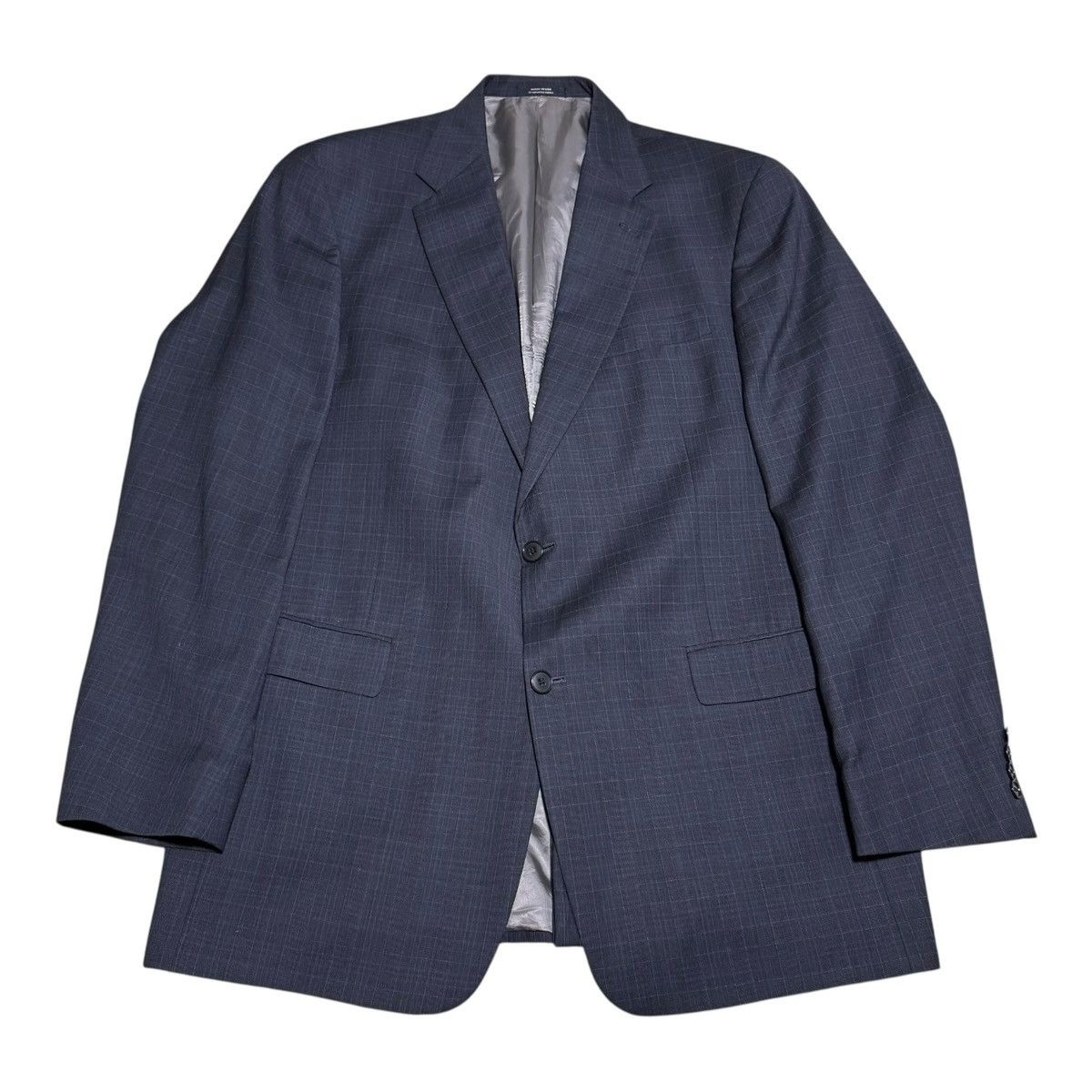 Hart Schaffner Marx Dillards Hart Schaffner Marx Navy Crosshatch Wool Blazer 44L Size 44L - 1 Thumbnail