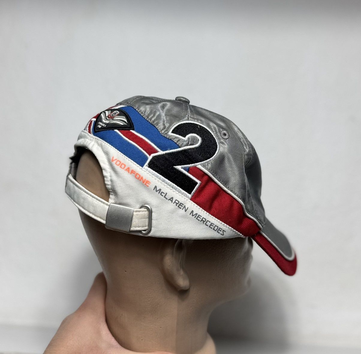 Mercedes-Benz Mercedes Benz #2 Vintage Racing Cap Vodafone Mclaren Size ONE SIZE - 4 Thumbnail