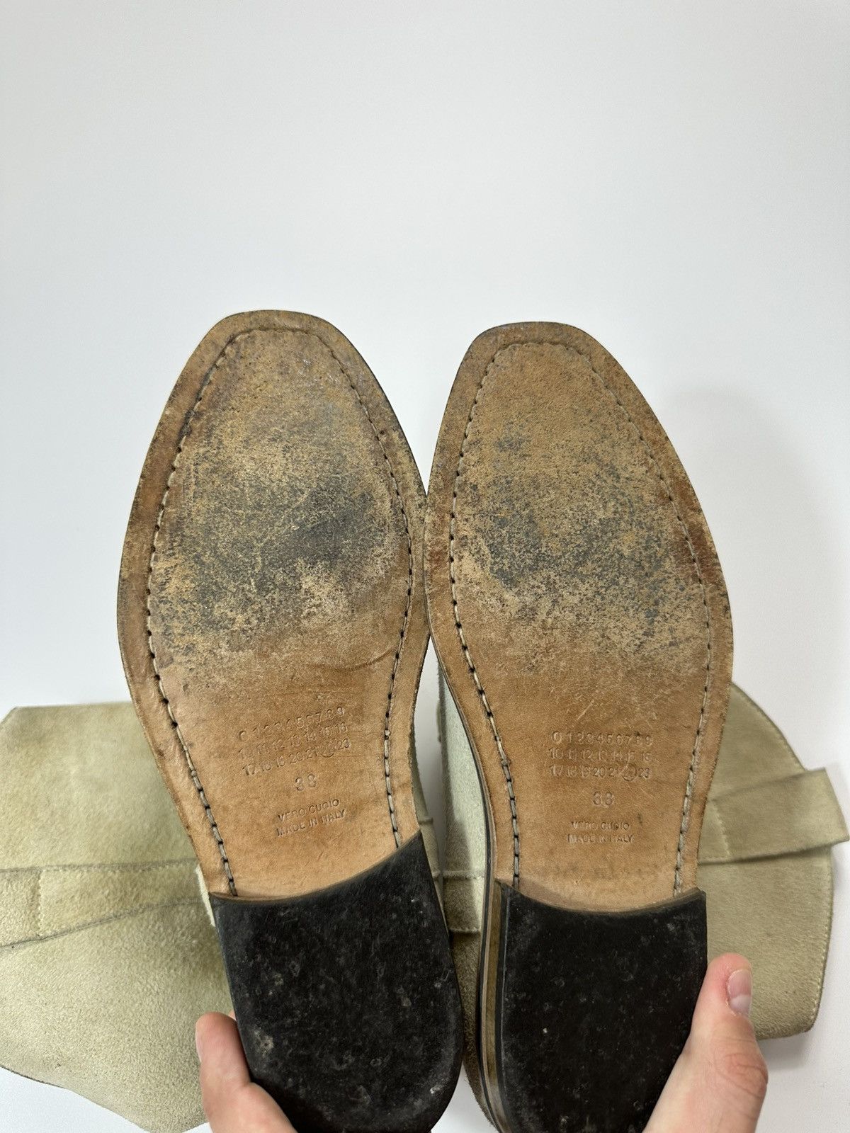Maison Margiela Maison Margiela Suede Leather Boots 38 EU Size US 7 / IT 37 - 9 Thumbnail
