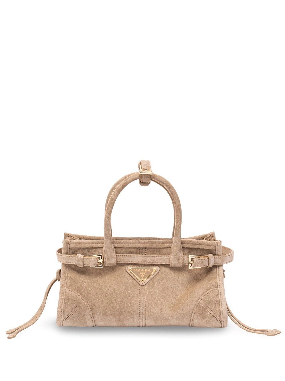 Prada `Prada Bonnie` Mini Suede Handbag Size ONE SIZE - 1 Thumbnail