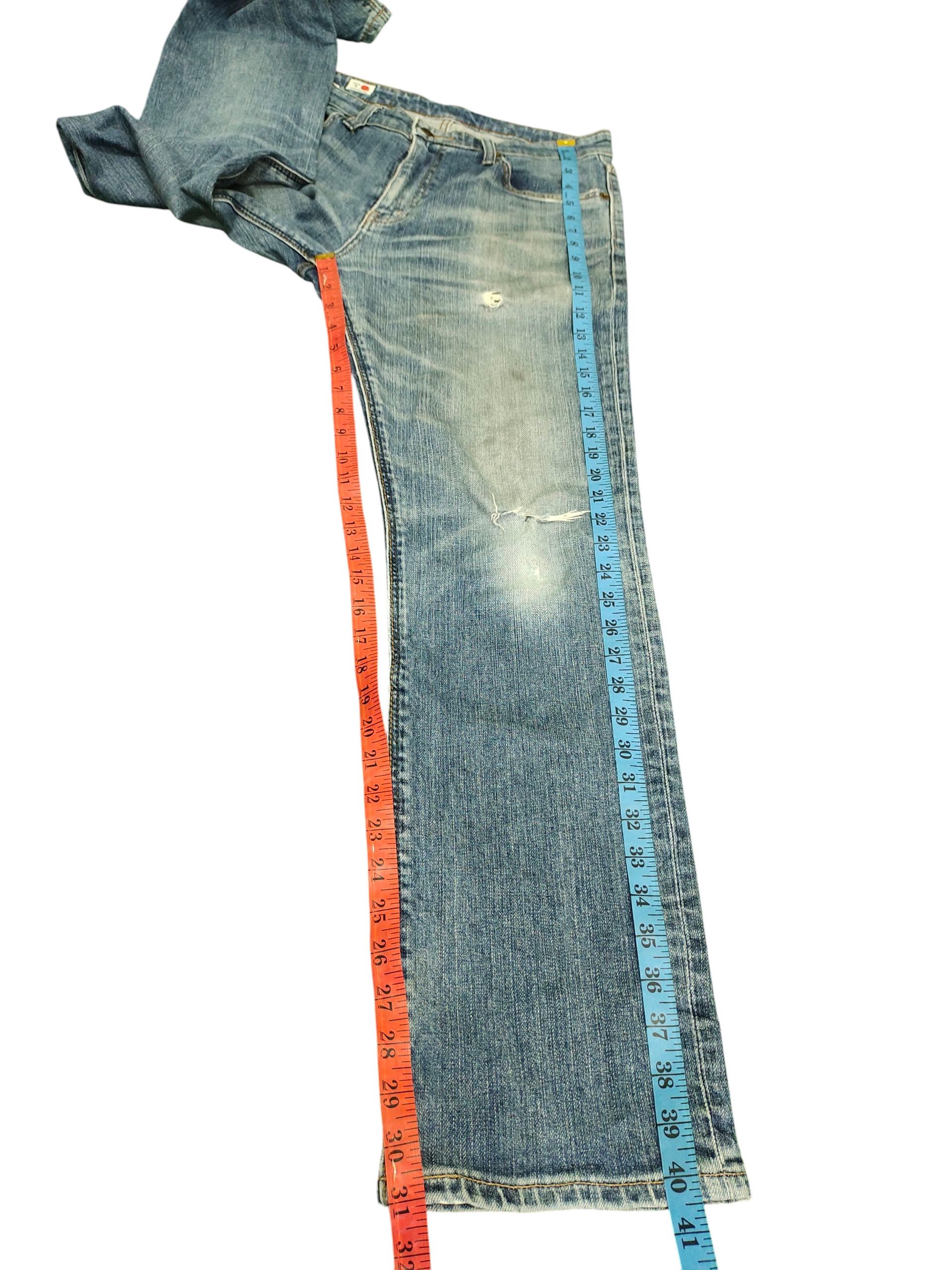 Comme des Garcons × Undercover Vintage Edwin 503 Clawmark Distress Denim Jeans Size US 31 - 16 Thumbnail