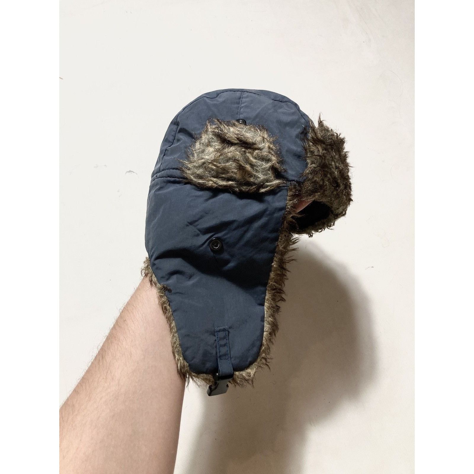 Japanese Brand × Vintage Y2K HYPE FUZZY MOHAIRE AVIATOR USHANKA HAT+ Size ONE SIZE - 7 Thumbnail