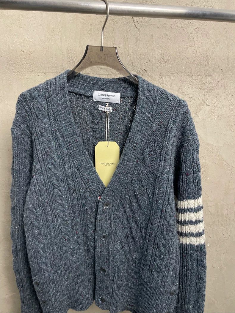 Thom Browne Thom browne Blue-green four-striped wool horsehair blended Size US M / EU 48-50 / 2 - 3 Thumbnail