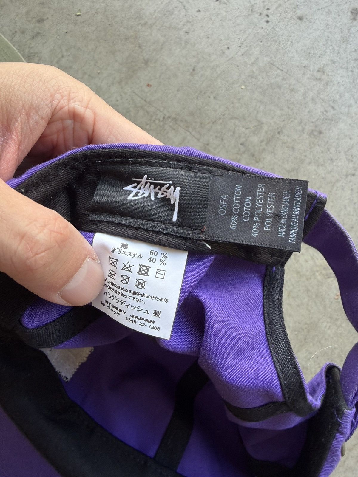 Stussy Purple Stussy Surfman Hat Size ONE SIZE - 3 Thumbnail