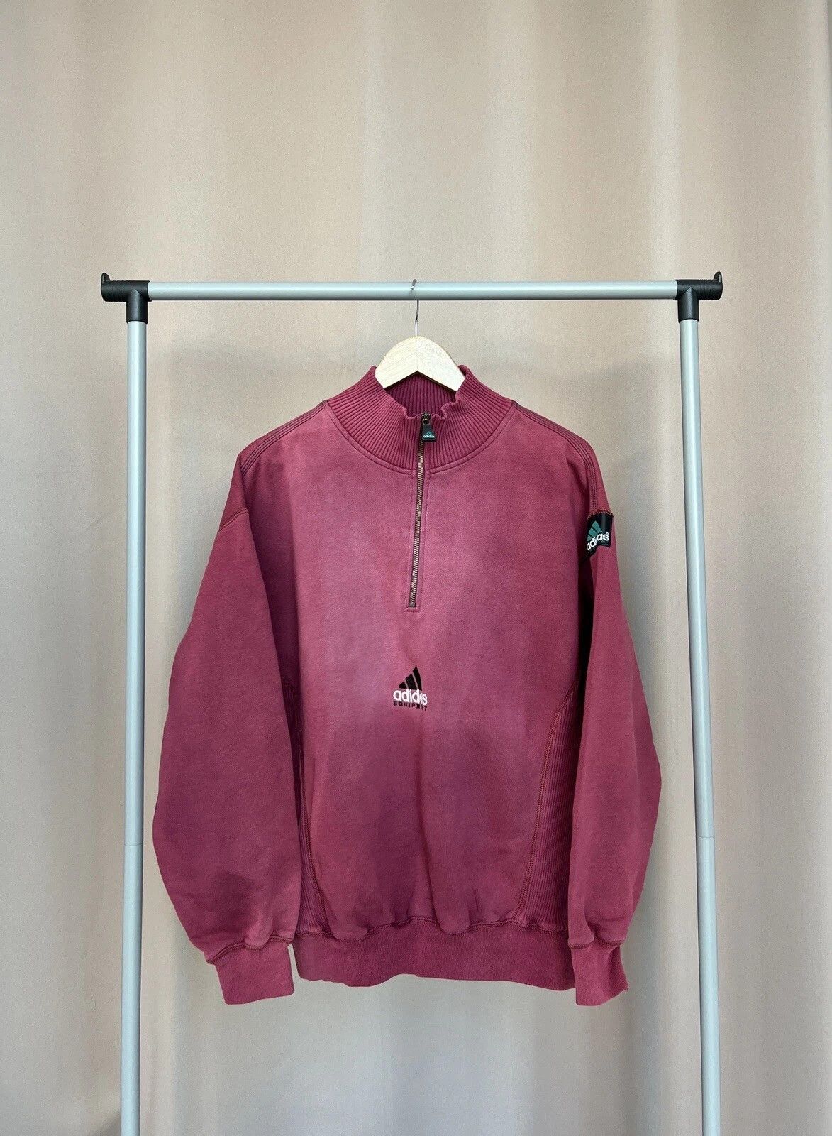 Adidas Adidas Equipment Half Zip Sweatshirt Mens Size M Vintage Size US M / EU 48-50 / 2 - 1 Thumbnail
