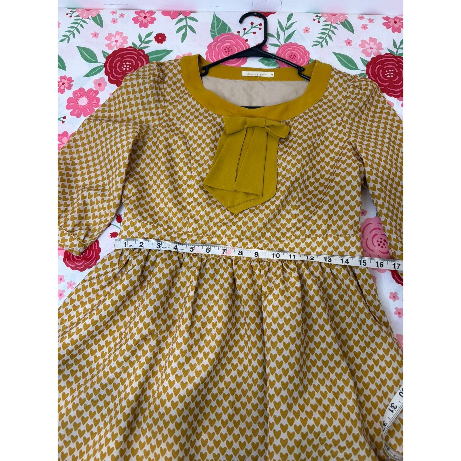 Anthropologie Anthropolgie Twee Golden Hearts Dress - Comme Toi Label Size M / US 6-8 / IT 42-44 - 3 Thumbnail