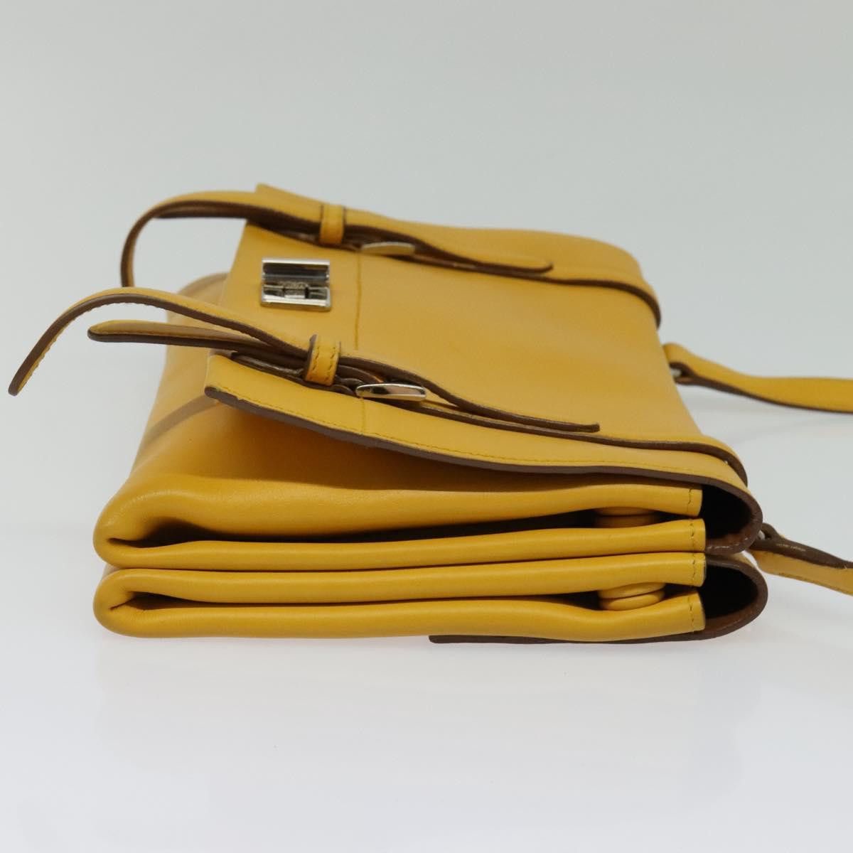 Prada PRADA Shoulder Bag Yellow Silver Size ONE SIZE - 5 Thumbnail