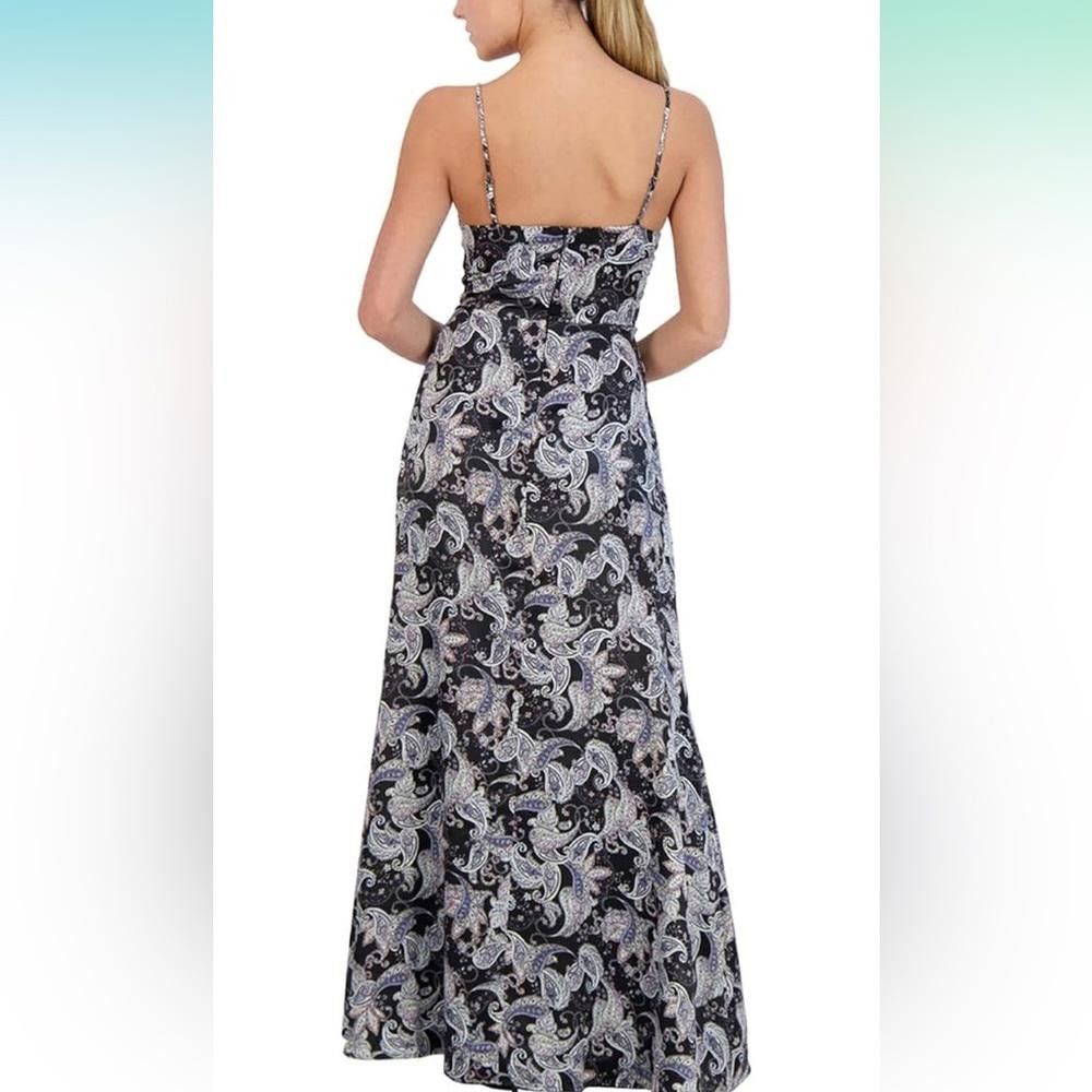 Designer Laundry By Shelli Segal l Paisley Maxi Dress 2 Size XS / US 0-2 / IT 36-38 - 2 Thumbnail