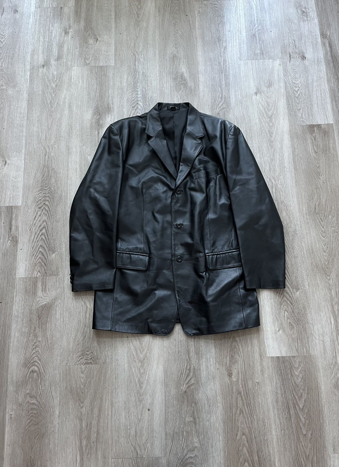 Vintage Vintage J. ferrar Leather Jacket Size US L / EU 52-54 / 3 - 1 Thumbnail