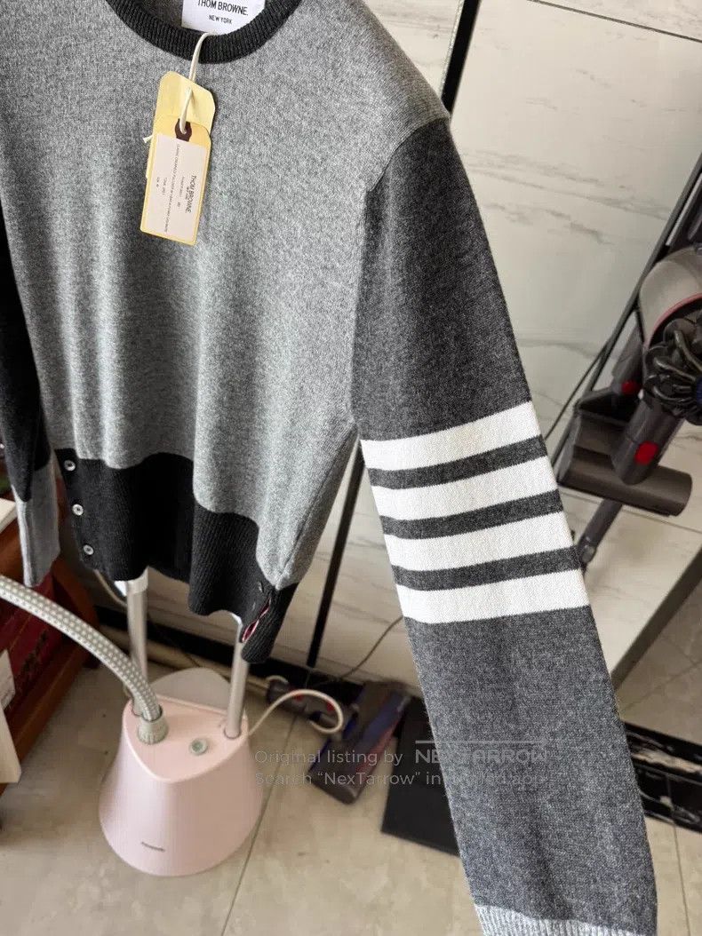 Thom Browne Thom Browne Pure Cashmere Sweater Size US S / EU 44-46 / 1 - 6 Thumbnail