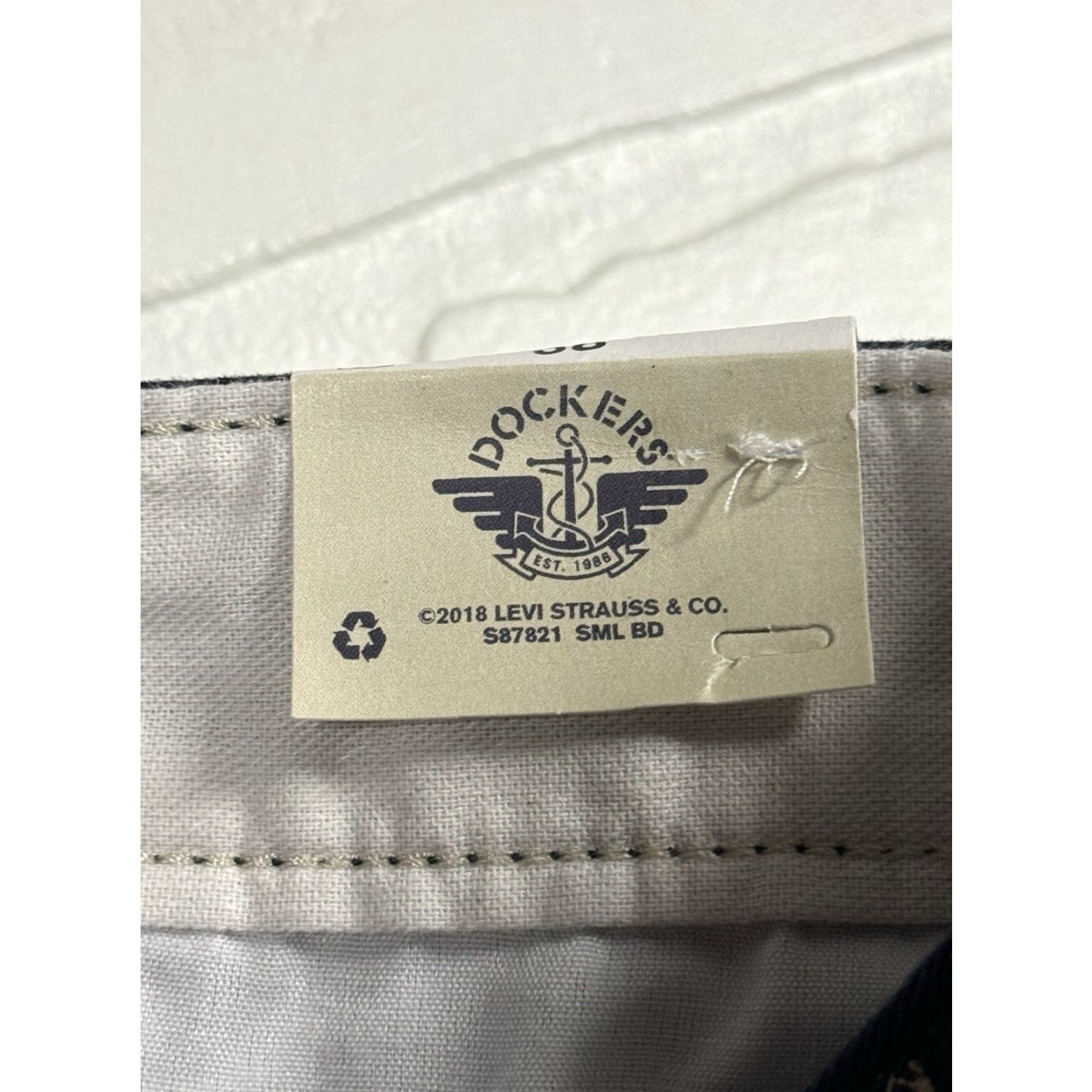 Dockers DOCKERS Navy Linen-Blend? Wait no. Size US 38 / EU 54 - 7 Thumbnail