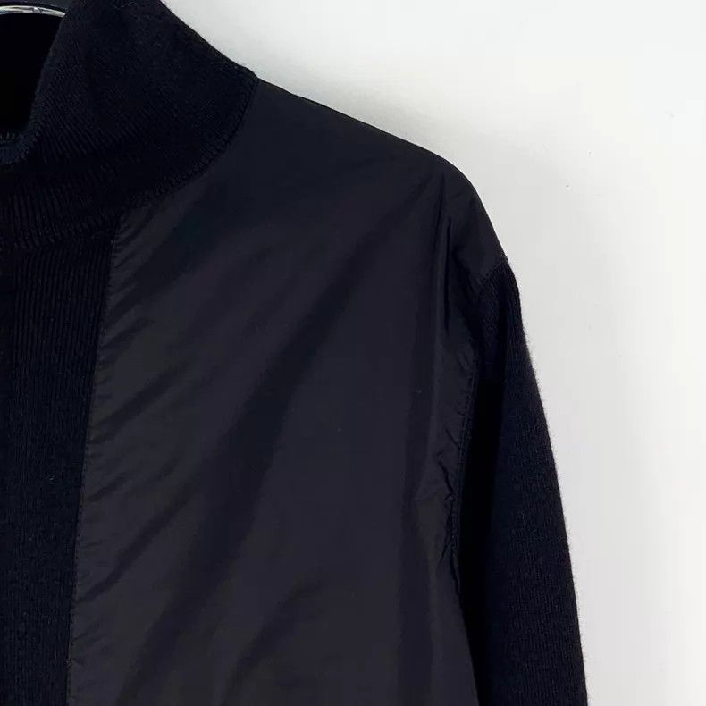 Prada Prada Black wool stand-up collar zipper long-sleeved jacke Size US S / EU 44-46 / 1 - 3 Thumbnail