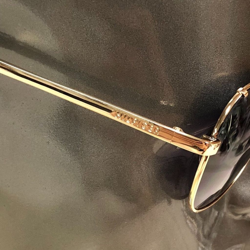 Tommy Hilfiger Tommy Hilfiger Black & Gold Round Frame Sunglasses Size ONE SIZE - 2 Thumbnail