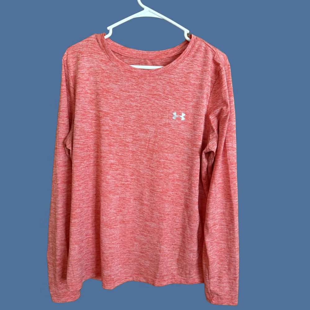 Under Armour Under Armour Women's HeatGear Long Sleeve Lightweight Pink Shirt XL Size XL / US 12-14 / IT 48-50 - 1 Thumbnail