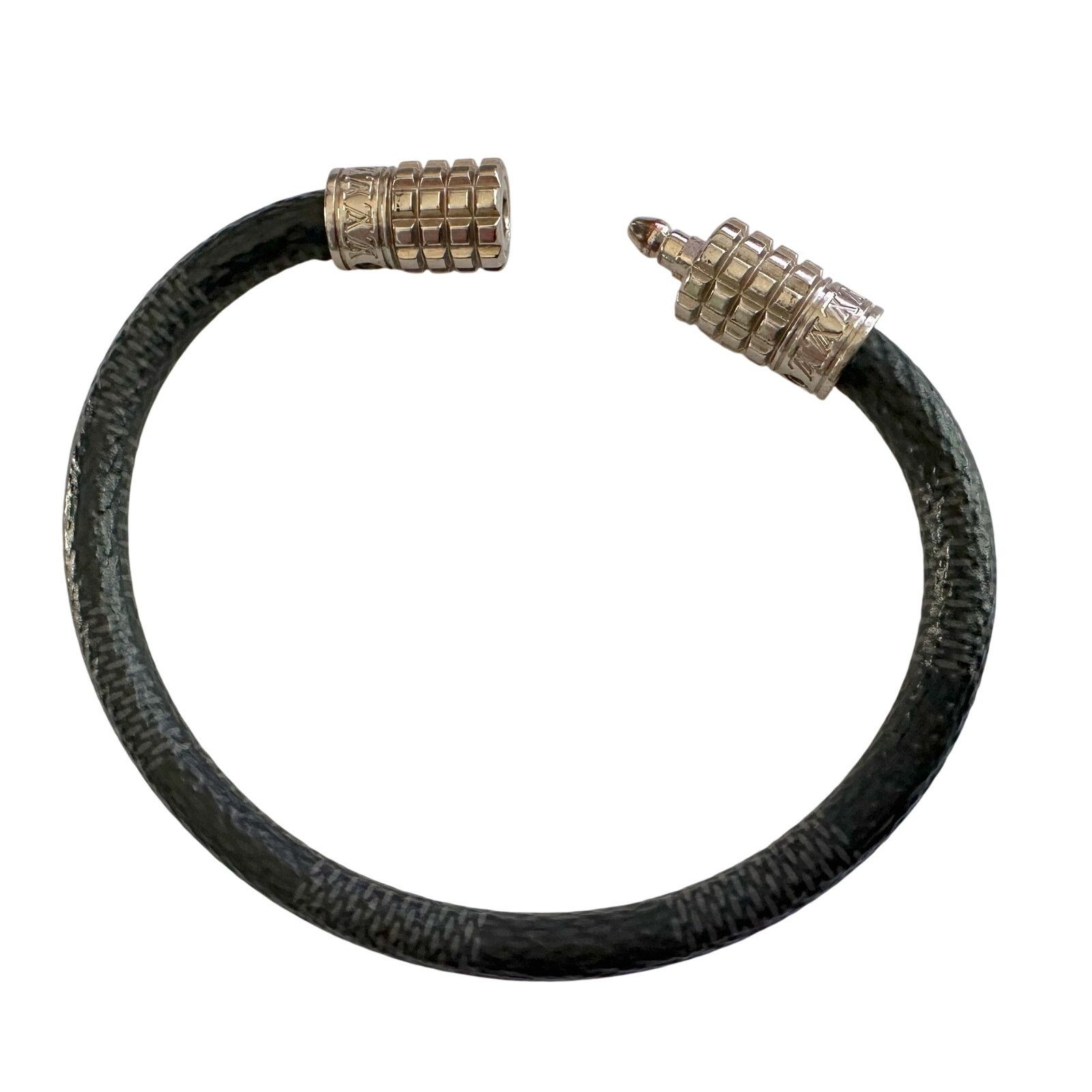 Louis Vuitton Louis Vuitton Digit Damier Graphite Canvas Bracelet Size ONE SIZE - 4 Thumbnail